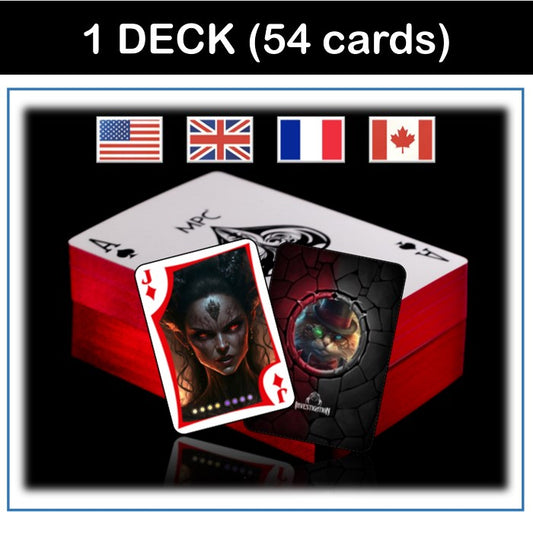 Deluxe cards deck/Jeu de cartes Deluxe